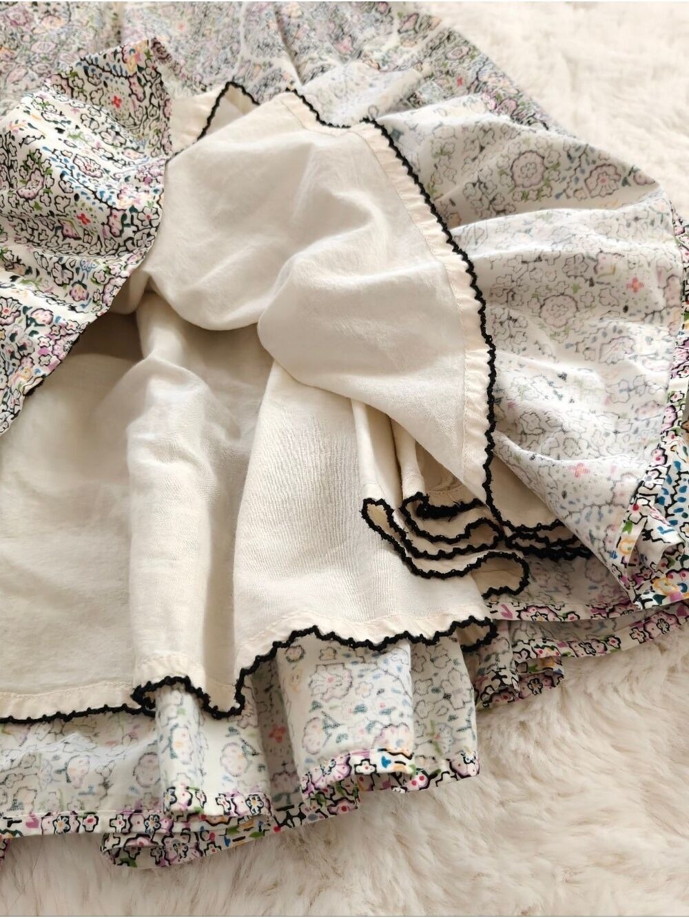 Anthropologie Girls from Savoy Halter Dress Ruffle Multi Color Print Size 2 - Picture 6 of 15